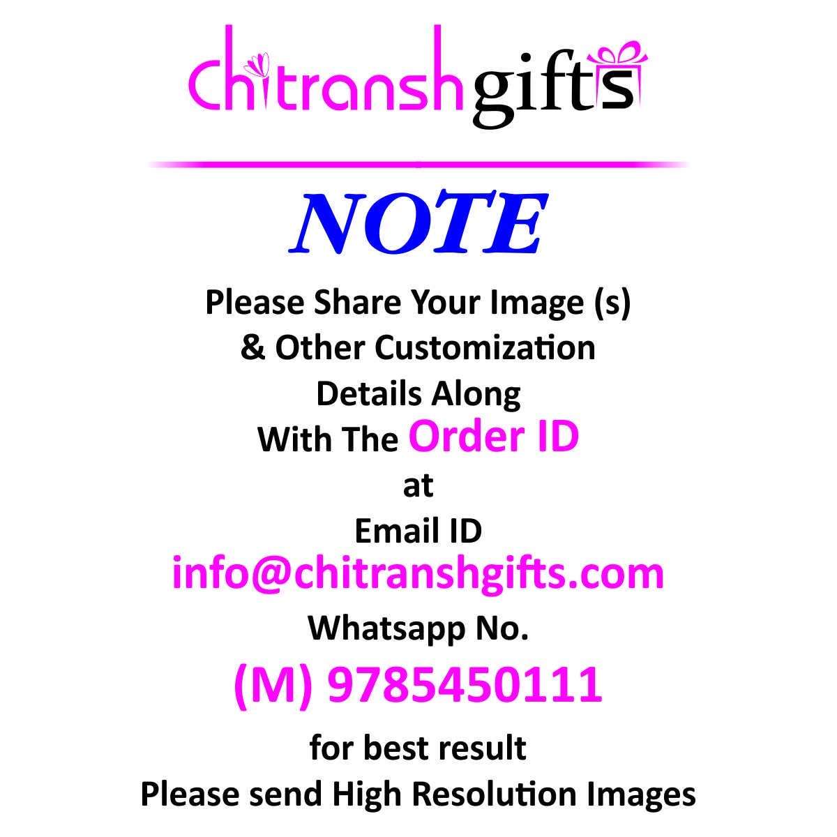 Chitransh Personalized Photo Frame with Your Name and Photos (IM-10) 5