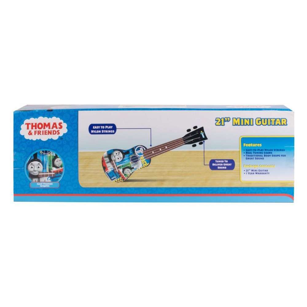 Sakar Thomas and Friends 21" Kids Guitar Toy GT1-01371 | Inspired Design, Easy-to-Hold, Thin Frets and Low String, Traditional Acoustic Guitar Shape, Secret Stickers, Real Tuning Gears (GT1-01085) 3