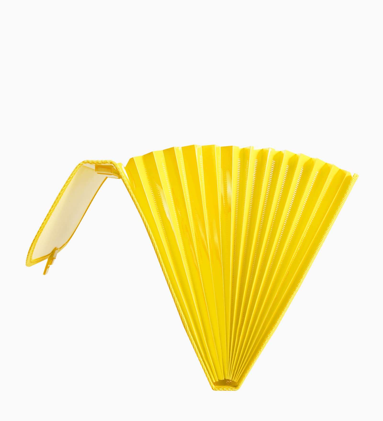 Amazon Brand - Solimo Plastic Expanding File Folder with 13 Pockets, Handle, and Buckle Closure, for A4 Size Documents (Yellow) 5