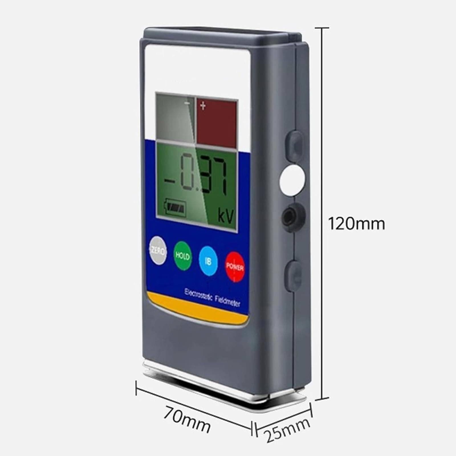 DJCDDM Portable Ion Balance Tester Handheld Digital Electrostatic Field Meter Tester， for Fiber Yarn Fabric Carpet Board Paper Rubber 6