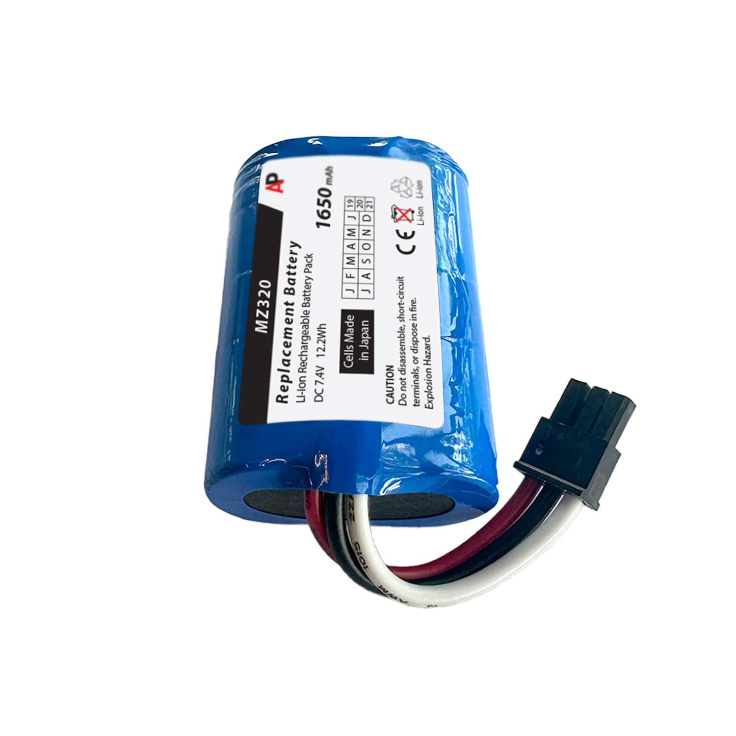 Artisan Power Replacement Battery for Zebra/Comtec MZ220 and MZ320 Barcode Printers | 1650 mAh | Lithium Ion Rechargeable Battery | Made in Japan Cells | Replaces OEM Number AK18353-1 and BT17790-1 4