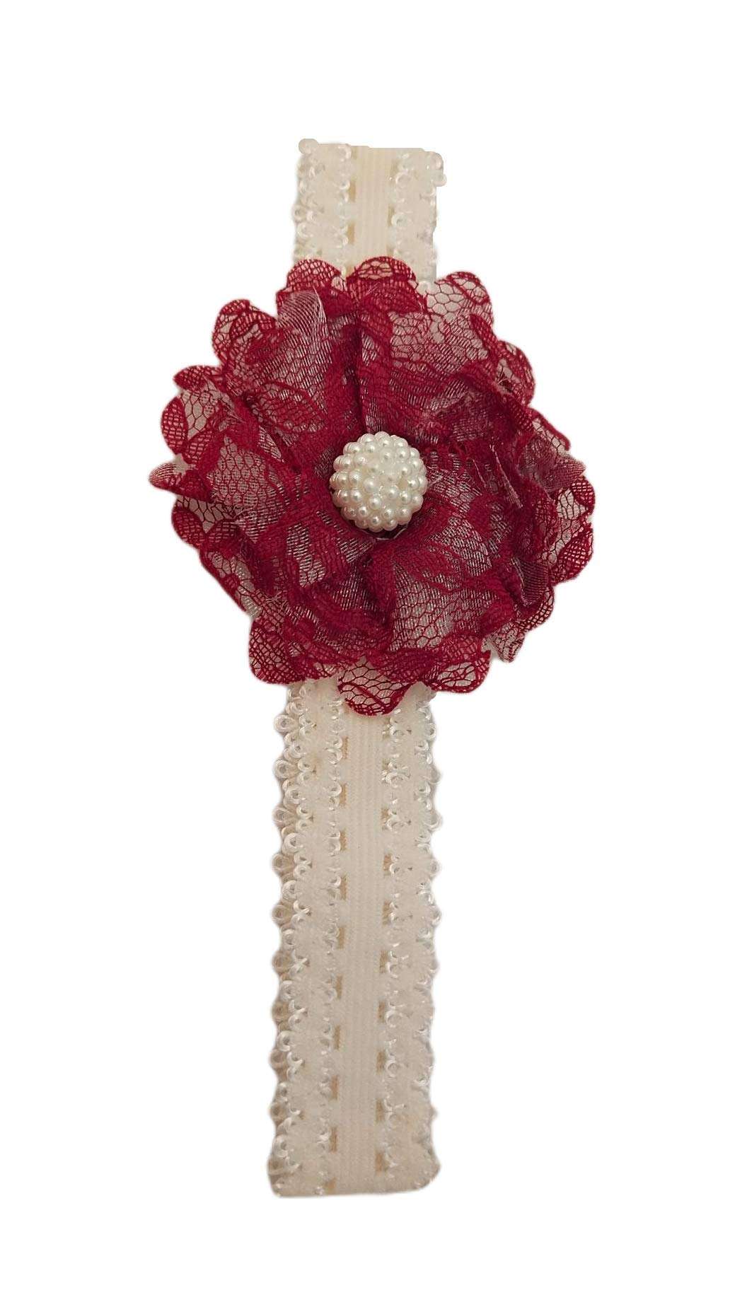 Kids Girl Baby Hairband Toddler Lace Flower Head Band Accessories Headwear 5