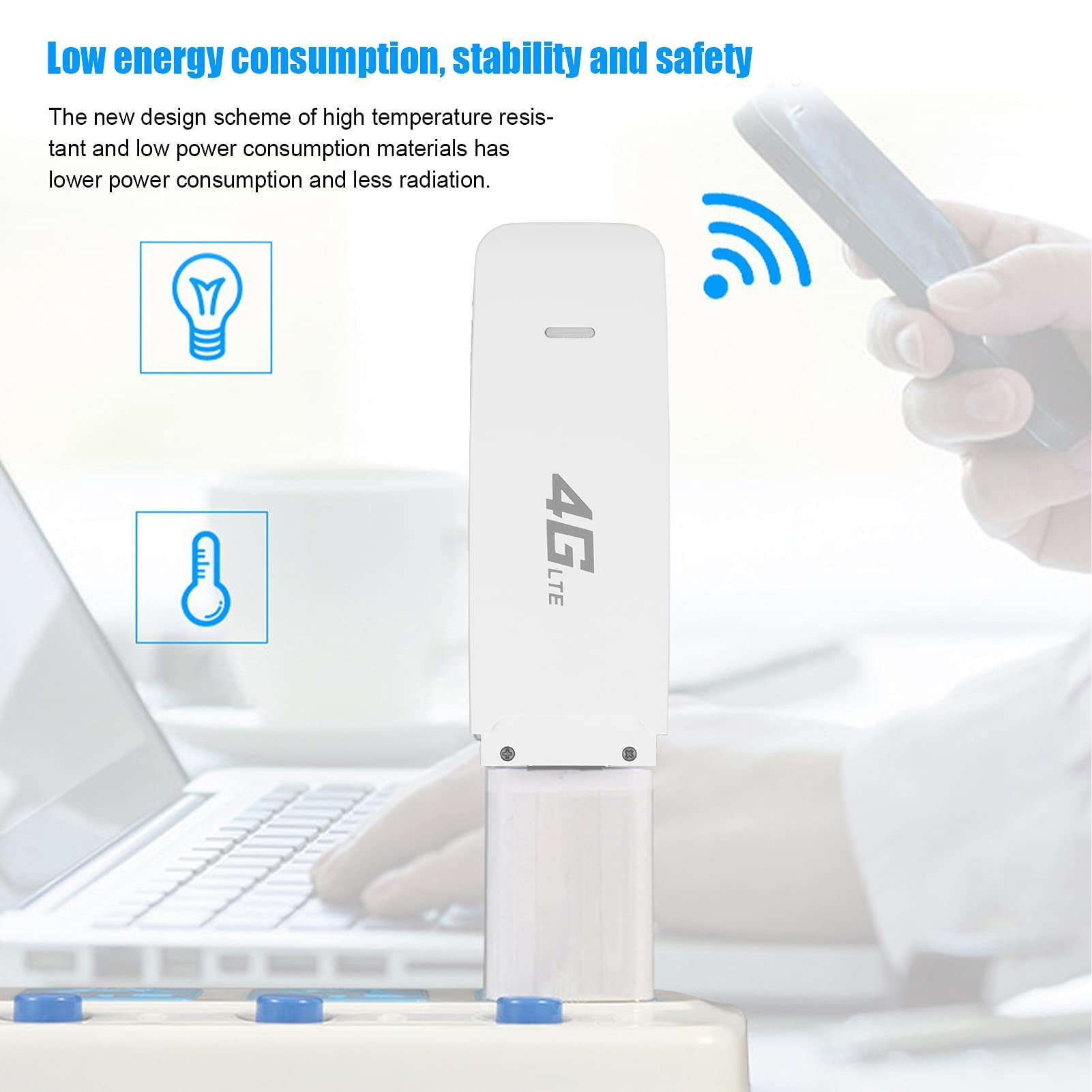 4G WiFi Hotspot Built in WPA Encryption Method Safe Internet Support 4g Network Downstream Speed 150mbps, Up Stream Rate 50mbps(UF10) 4