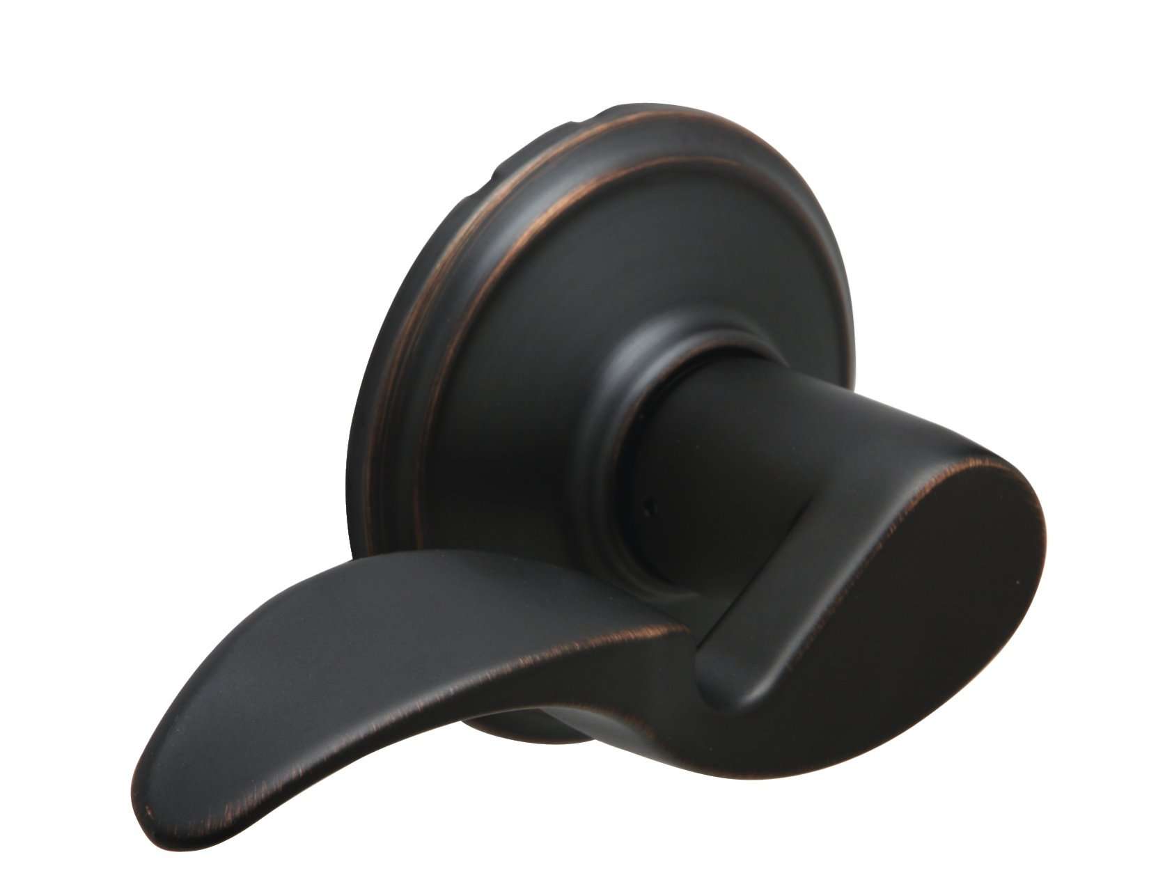 Schlage F10AVA716 Avanti Drop Wave Door Lockset, Solid, Aged Bronze, Long Lever 2