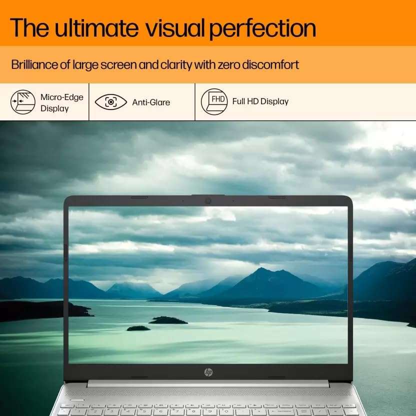 HP 2023 Ryzen 3 Dual Core 3250U - (8 GB/512 GB SSD/Windows 11 Home) 15s- eq1580AU Thin and Light AMD Laptop (15.6 Inch, Natural Silver, 1.69 Kg, with MS Office) 6