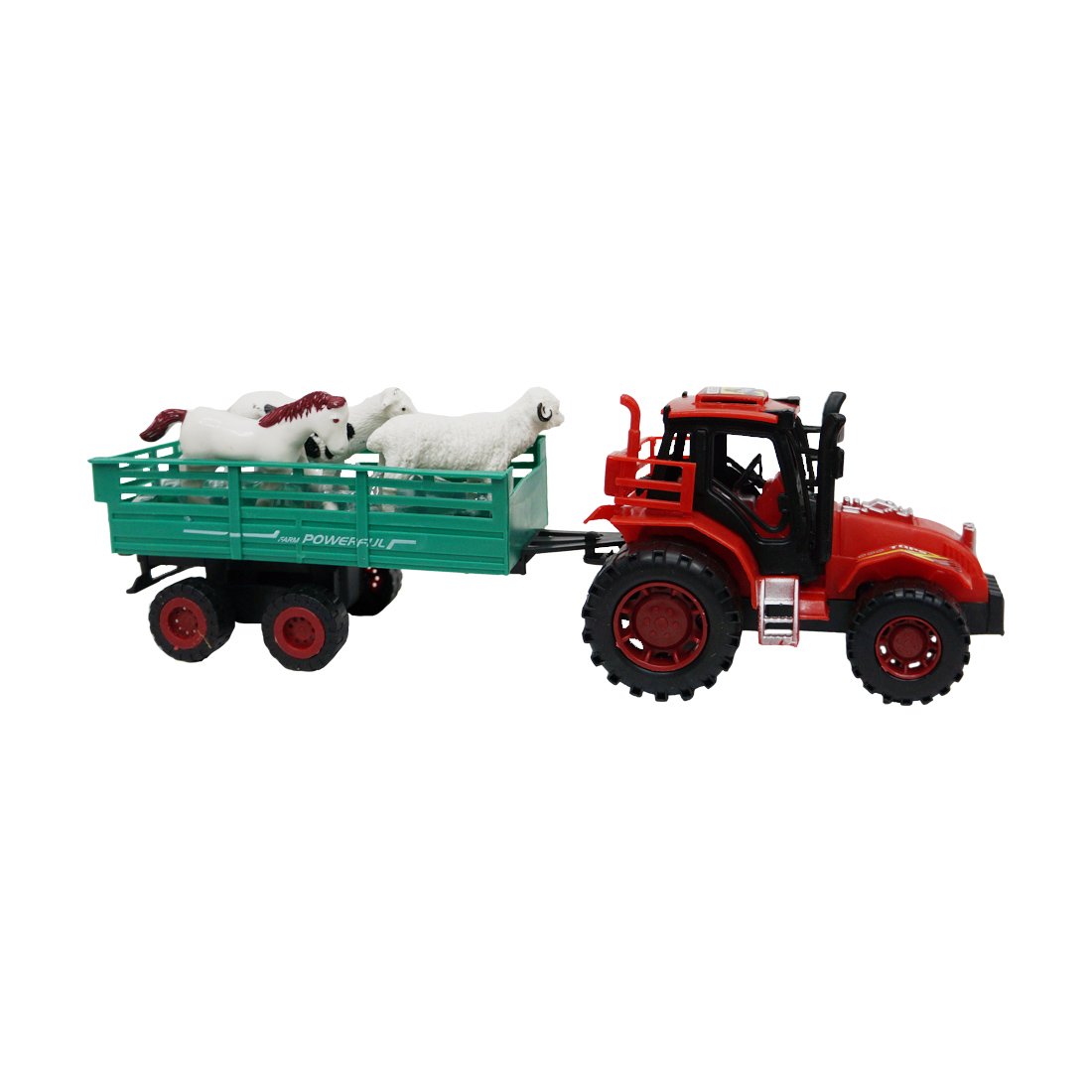 Muren Peepal Shop Hot Farmer Cor Tractor with Three Animals by