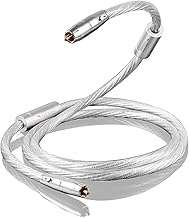 Impeto Digital Coaxial Audio Cable RCA Male 75 Ohm - SPDIF Coax Cable with Silver-Plated Core & Dual Shielding for Home Theater, Sound Bar, HiFi, TV, Subwoofer (6.56FT/2M) 1