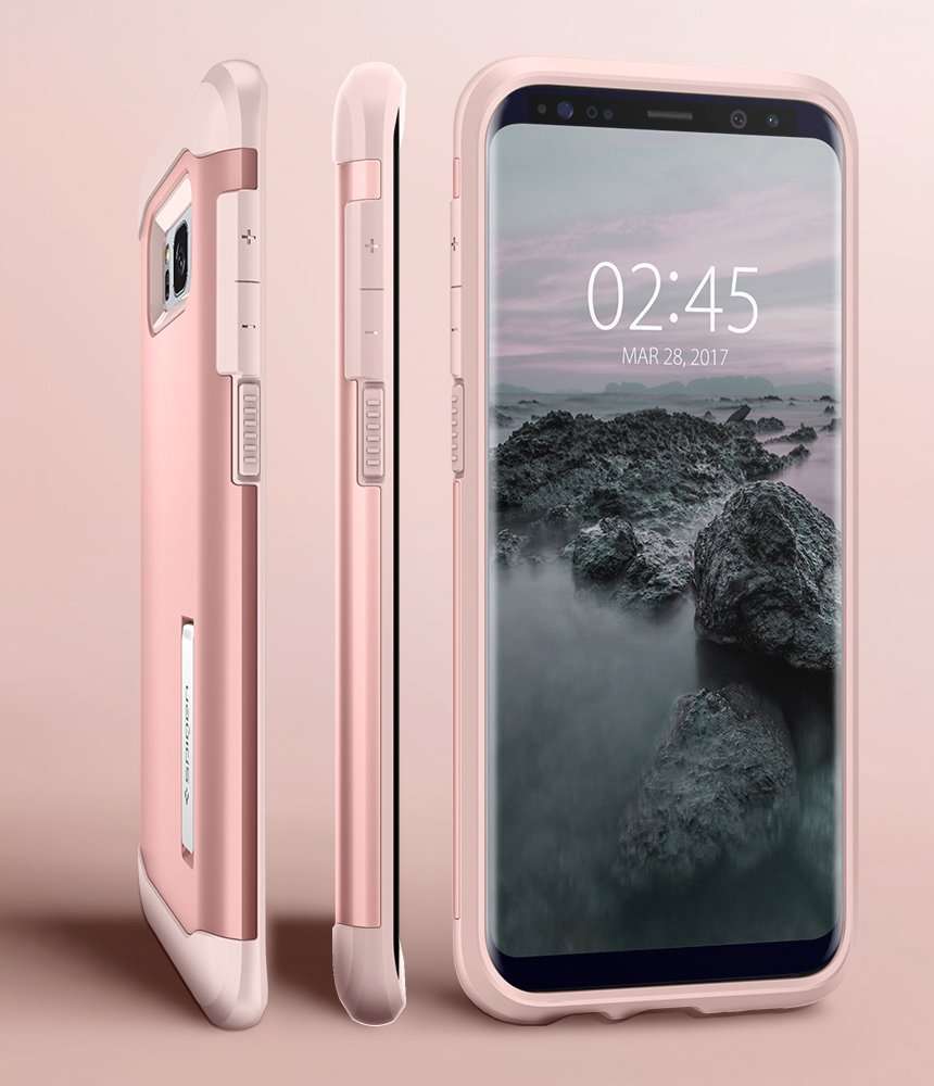 Spigen Slim Armor Designed for Samsung Galaxy S8 Case (2017) - Rose Gold 3