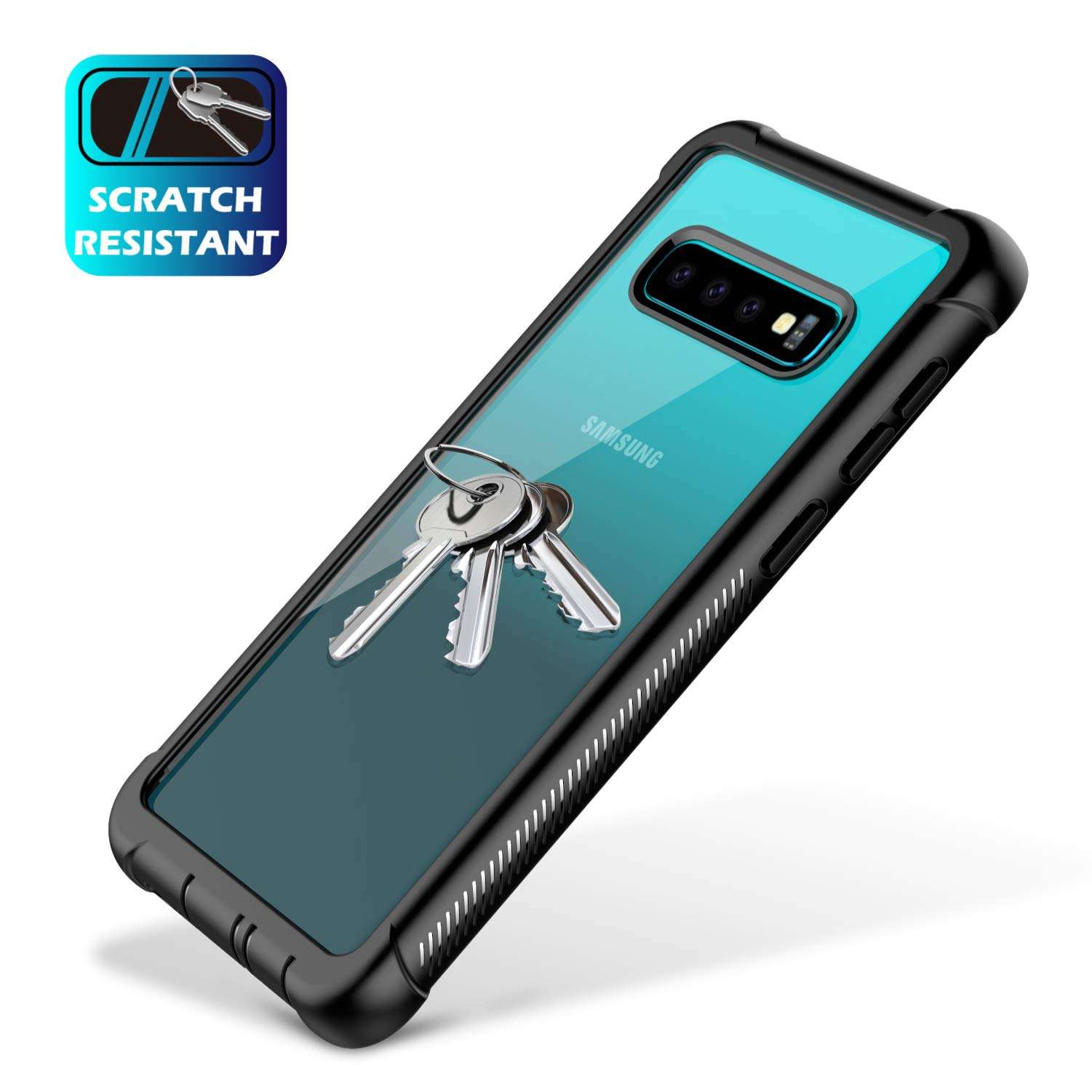 Snowfox Samsung Galaxy S10 Case, Heavy Duty Protection with Built-in Screen Protector Shockproof Case for Samsung Galaxy S10 6.1 inch 6