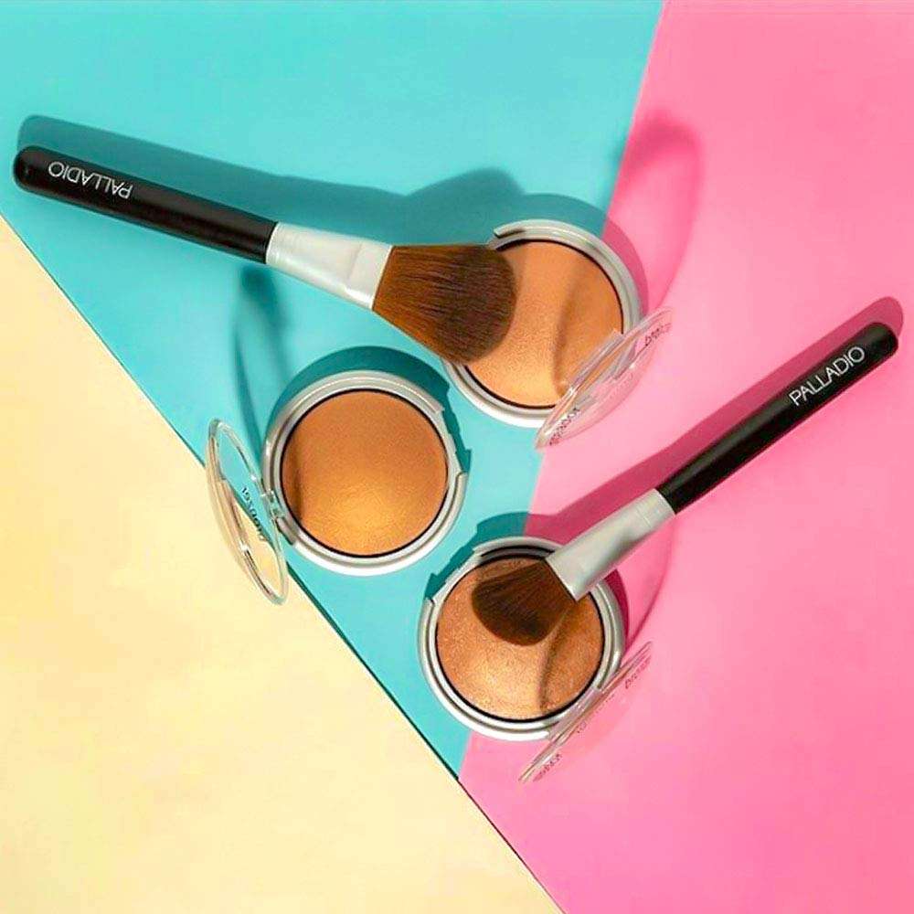 Palladio Beauty Baked Bronzer – Illuminating Tan (Suitable for Medium-Dark Skin Tone 3