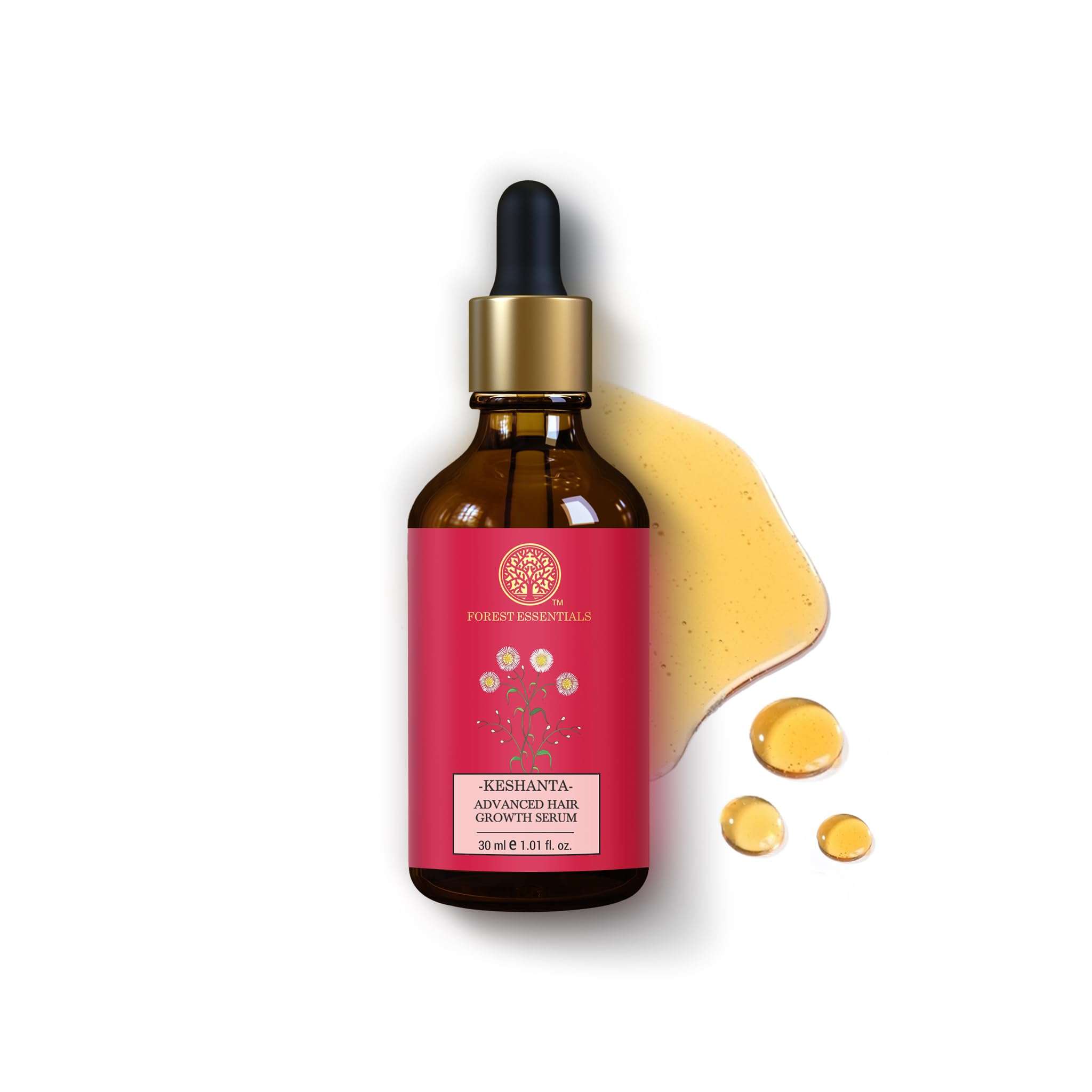 Forest Essentials Keshanta Advanced Hair Growth Serum | With Redensyl & AnaGain | Ayurvedic Hair Loss Treatment | Natural Hair Growth Oil | Scalp Serum for Hair Growth 1