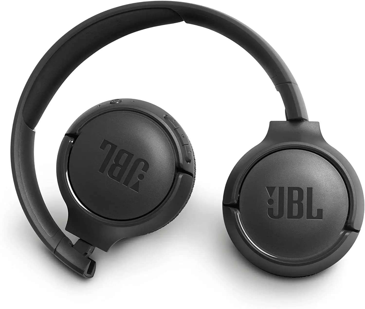 JBL Tune 500BT - On-Ear Wireless Bluetooth Headphones, Includes Bonus Extended 5ft Charging Cable and Velvet Storage Pouch - Black 5