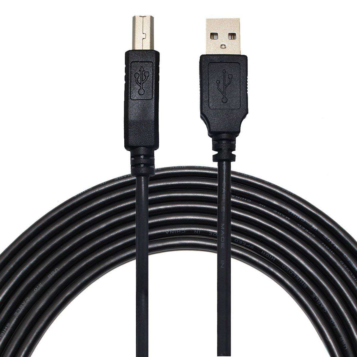 Marg USB Cable Laptop PC Data Cord for Canon Canoscan 8400F D1250U2F F917100 FARE Flatbed Scanner 3
