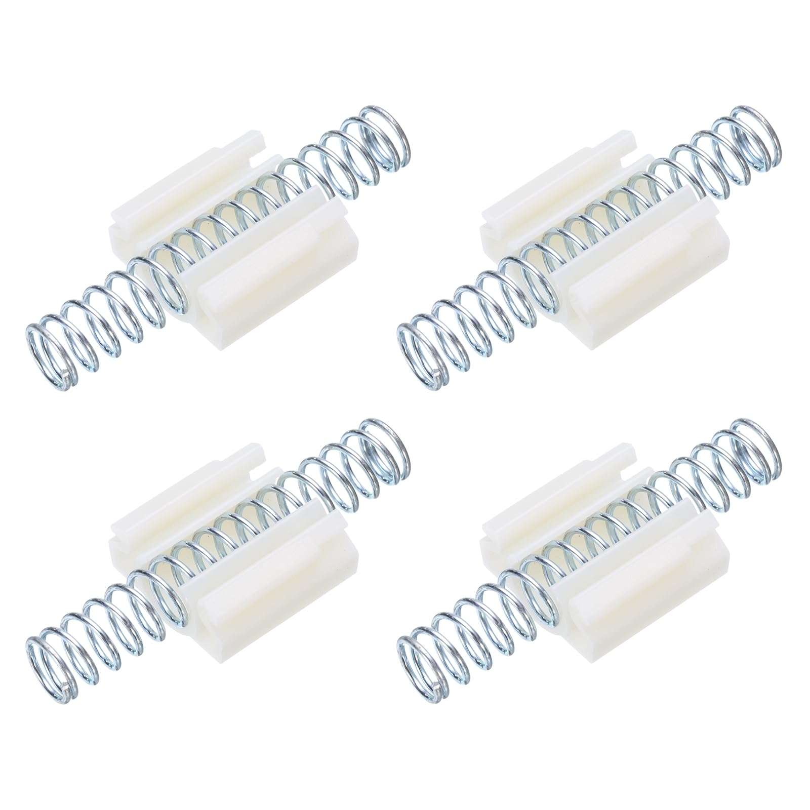 uxcell 4pcs Bifold Door Hardware, Bi-fold Closet Door Hardware Repair Spring, Silver Tone 1