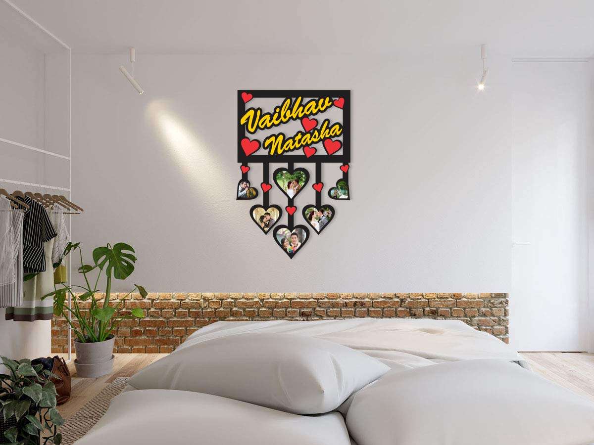 Chitransh Personalized Photo Frame with Your Name and Photos (IM-10) 4