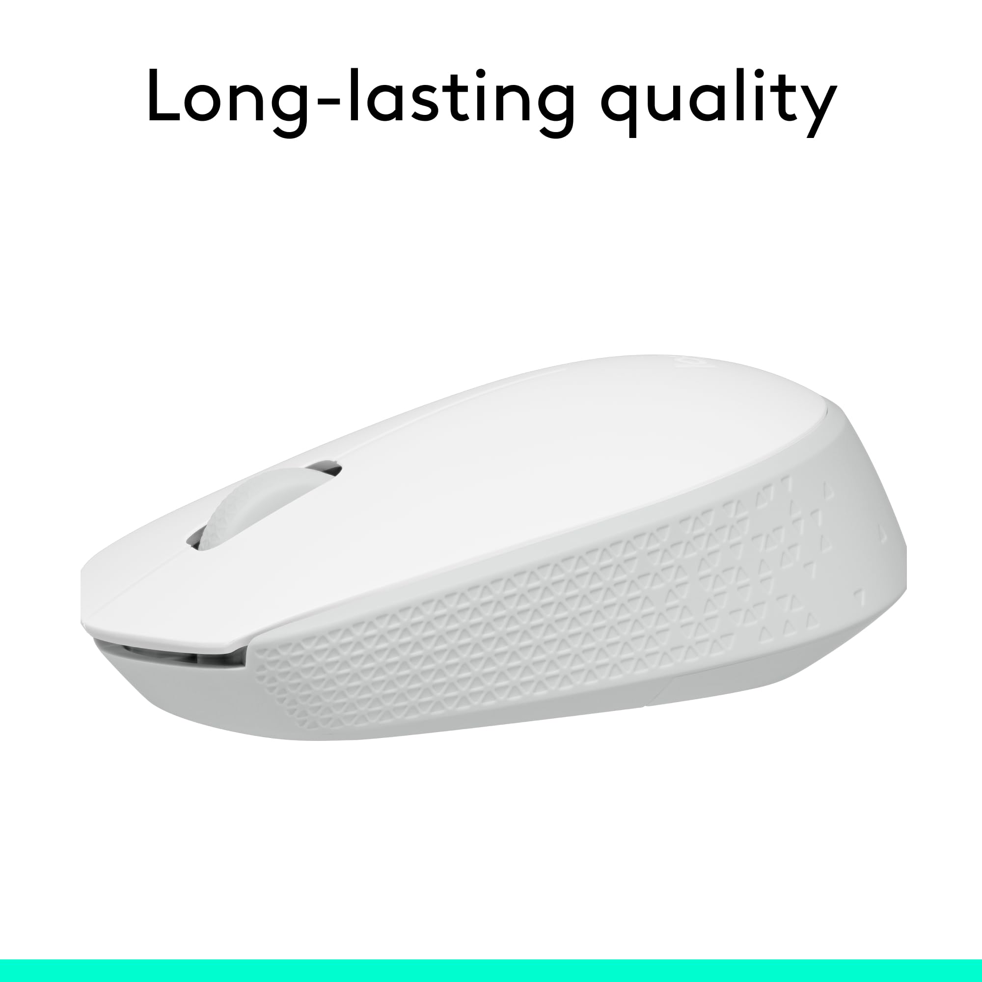 Logitech M170 Wireless Mouse for PC, Mac, Laptop, 2.4 GHz with USB Mini Receiver, Optical Tracking, 12-Months Battery Life, Ambidextrous - Off White 5