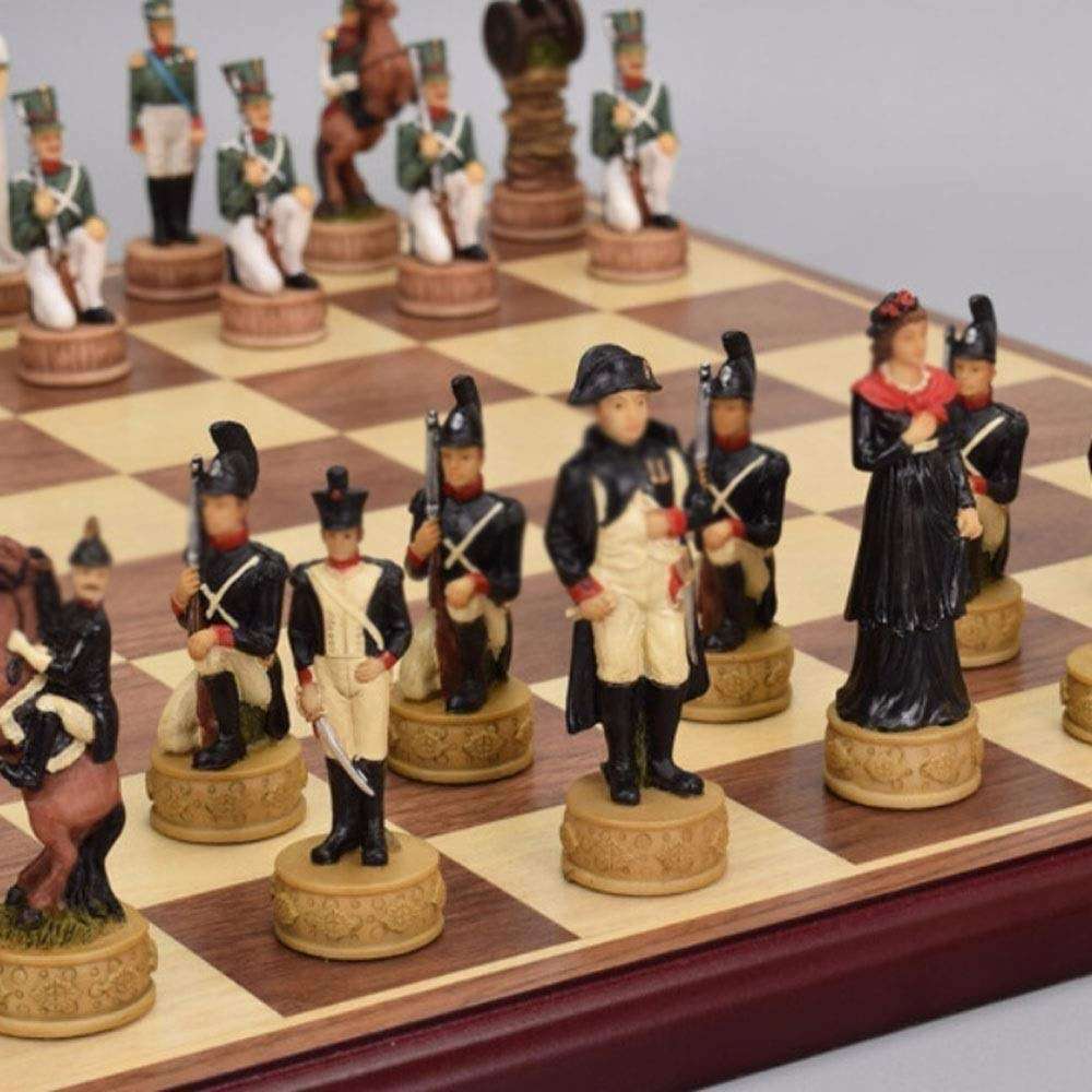 WUYAOCHUN Chess Set Board Game Folding Travel Portable Chess Set,Chess Set - Wooden Travel Chess Set Magnetic Chess Set for Kids Adults Chess Board Folding Tournament Game BoardStorage Family Out 6