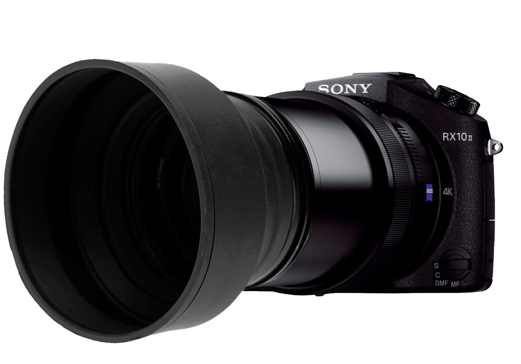 Lens Hood (Rubber Collapsible Design) (Includes Filter/Hood Adapter) Compatible with Canon PowerShot G7 X 1