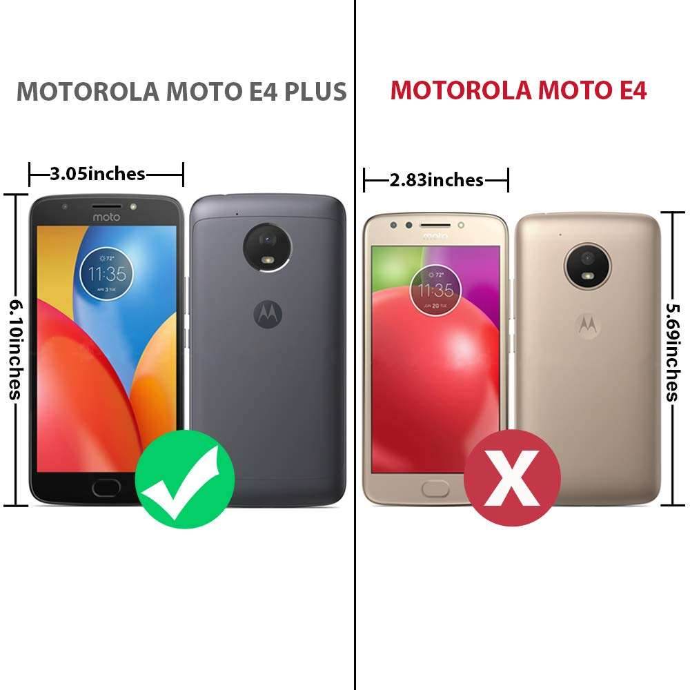 TJS Phone Case Compatible with Motorola Moto E4 Plus, Dual Layer Hybrid Shockproof Drop Protection Impact Rugged Marble Cover (Stardust) 2