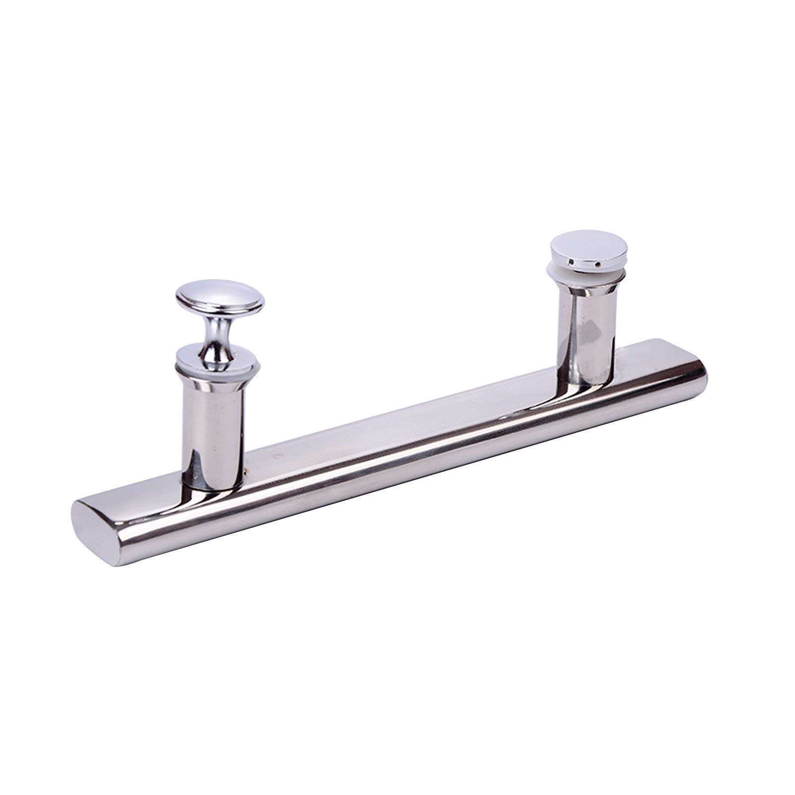 GAXQFEI Replacement Shower Door Handles for Bathroom Glass Door, Door Pull Push Handle Sets, Hole Centres 145Mm 5