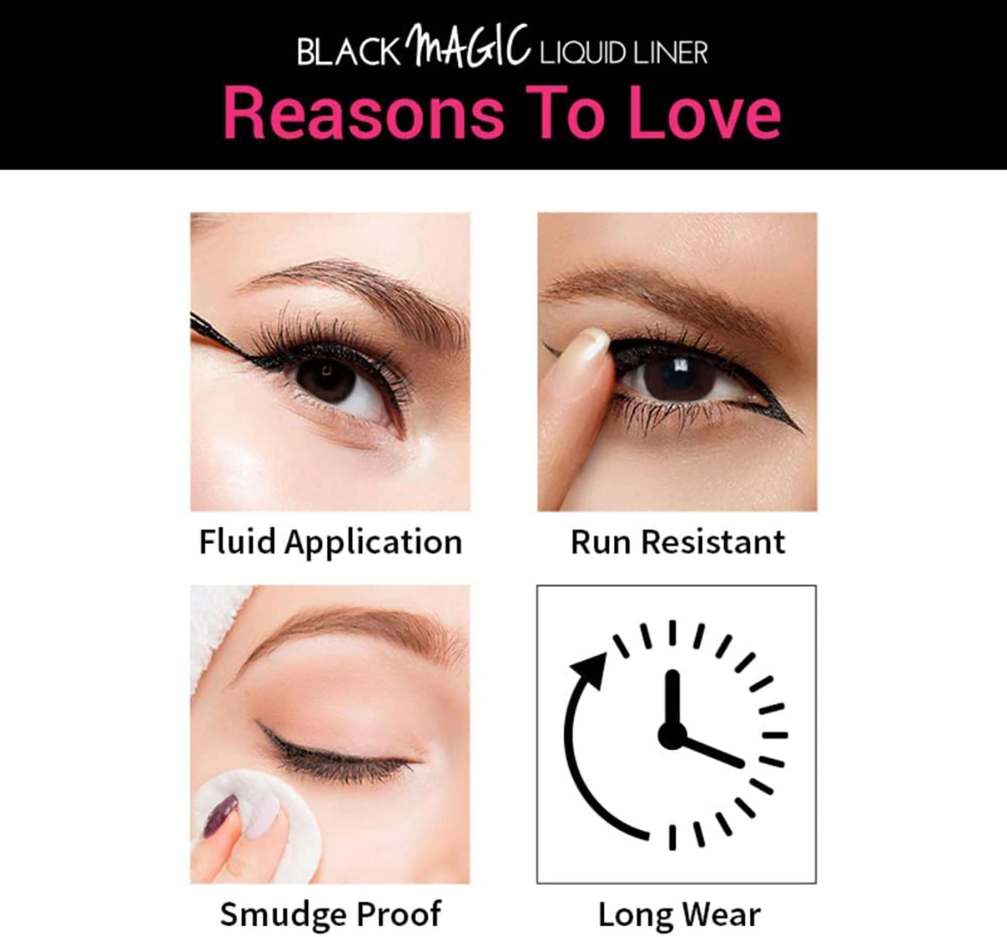 Nykaa Black Magic Liquid Eyeliner - Super Black 01 4