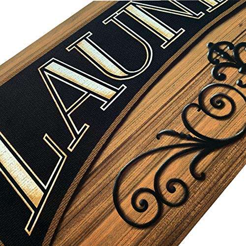 Vintage Washroom Mat, Non-Skid, Waterproof - 20''x59'' 4