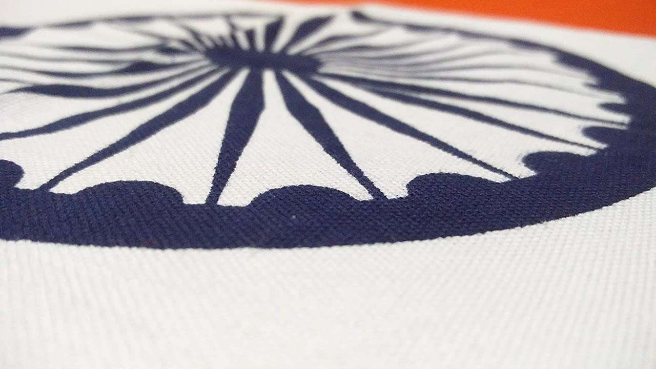 Altrona National Fag of India of Size 10 x 15 Inch Inch 100% Pure Satin/Battar Cloth Small Flag of India(Pack of 20) 5