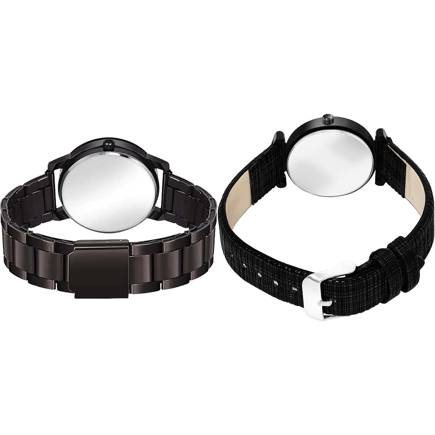 NEUTRON Rich I Love You Chain and Simple Casual Analog Black Color Dial Girls Watch - GCPL13-GW2 (Pack of 2) 3