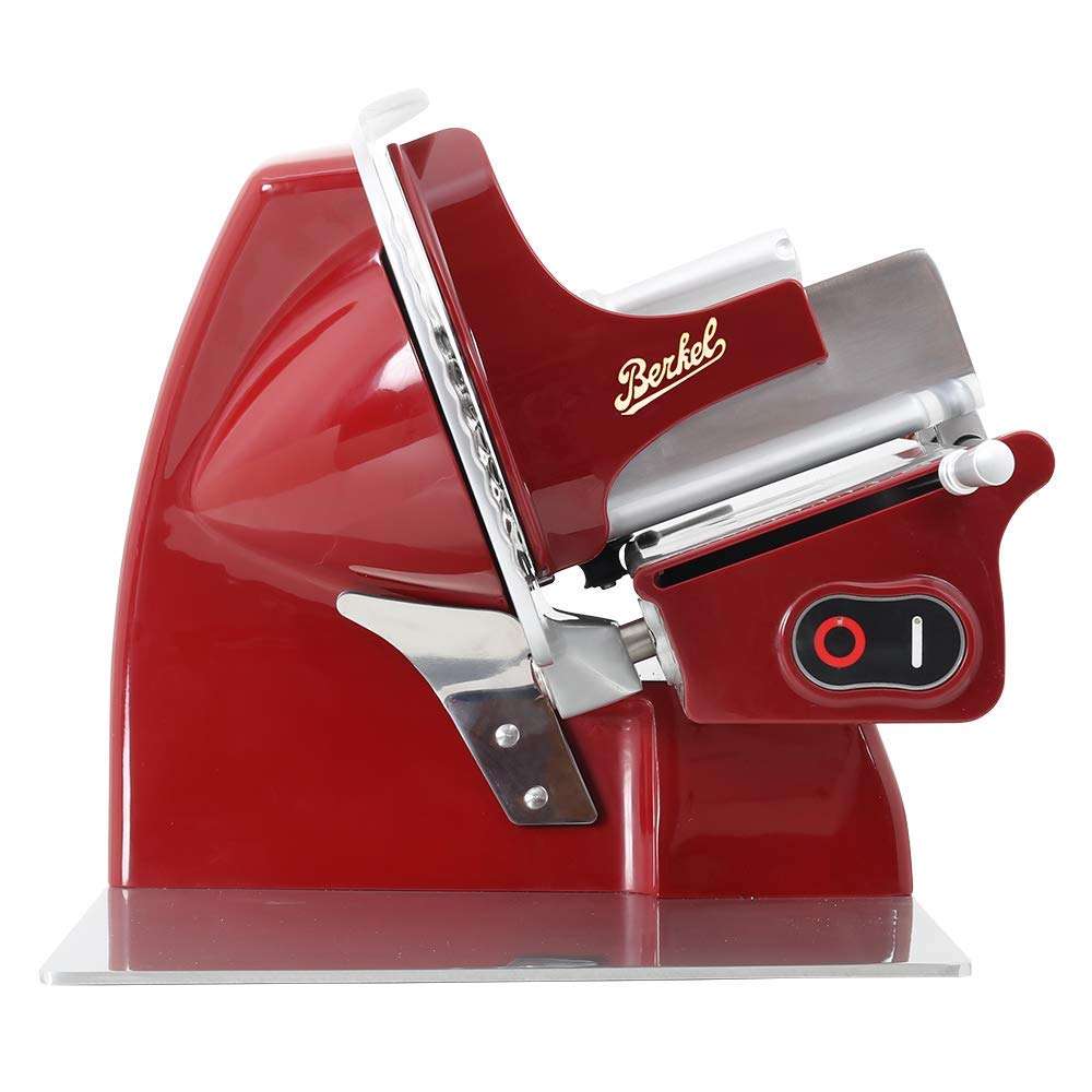Berkel Home Line 200 Food Slicer, Red, 8 inch Blade/Electric, Luxury, Premium Slicer for Prosciutto, Cold Cuts, Cheese, Bread, Fruit and Veggies/Adjustable Thickness, Kitchen Appliance for Home 3