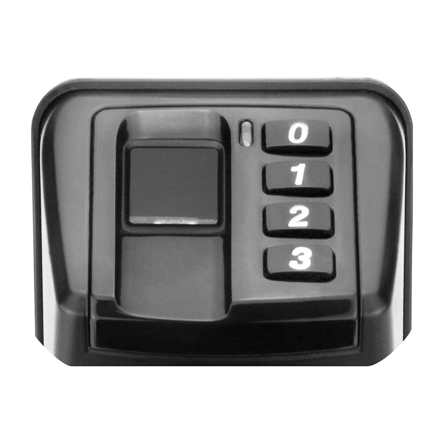 Barska EA12442 Digital Fingerprint Biometric Keypad Security Door Lock with Reversible Handle for Keyless Entry, Black 5