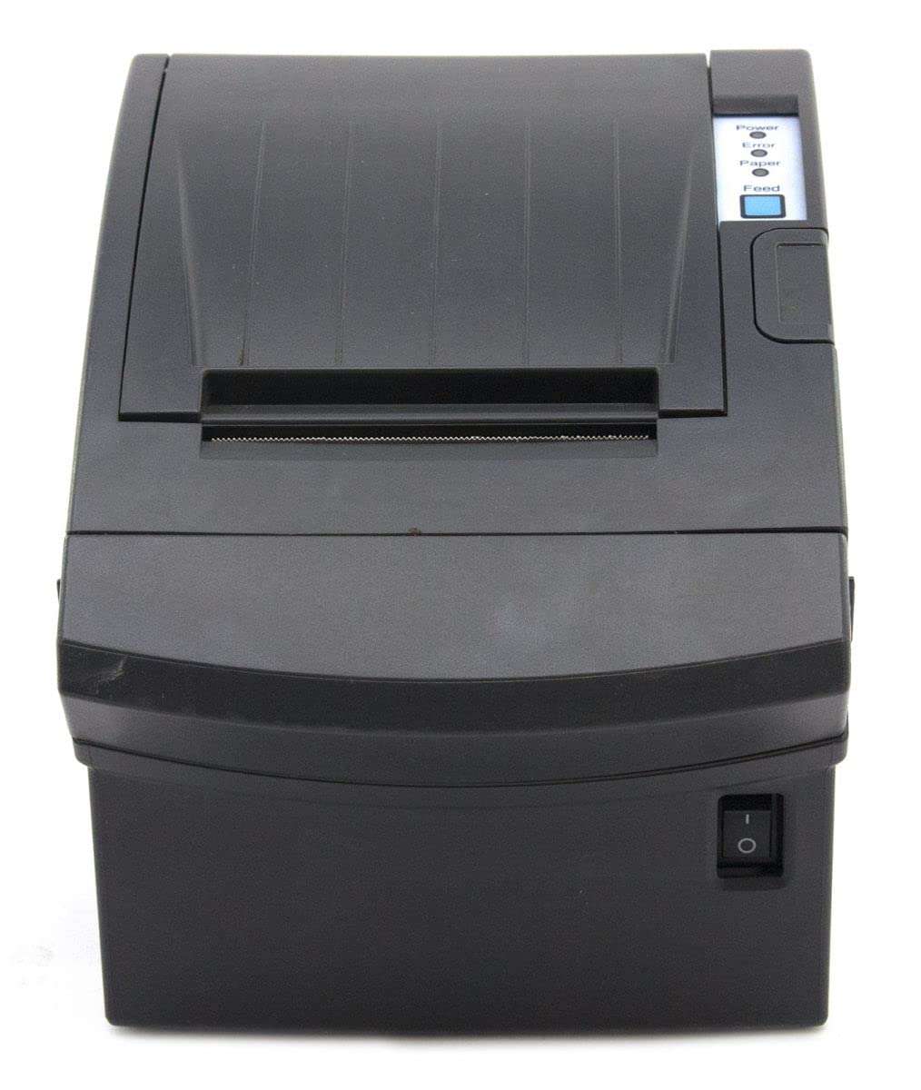 Bixolon SRP-350II Monochrome Desktop Direct Thermal Receipt Printer with USB interface, 7.87 in/s Print Speed, 180 dpi Print Resolution, 3" Print Width, 24 VDC, Black