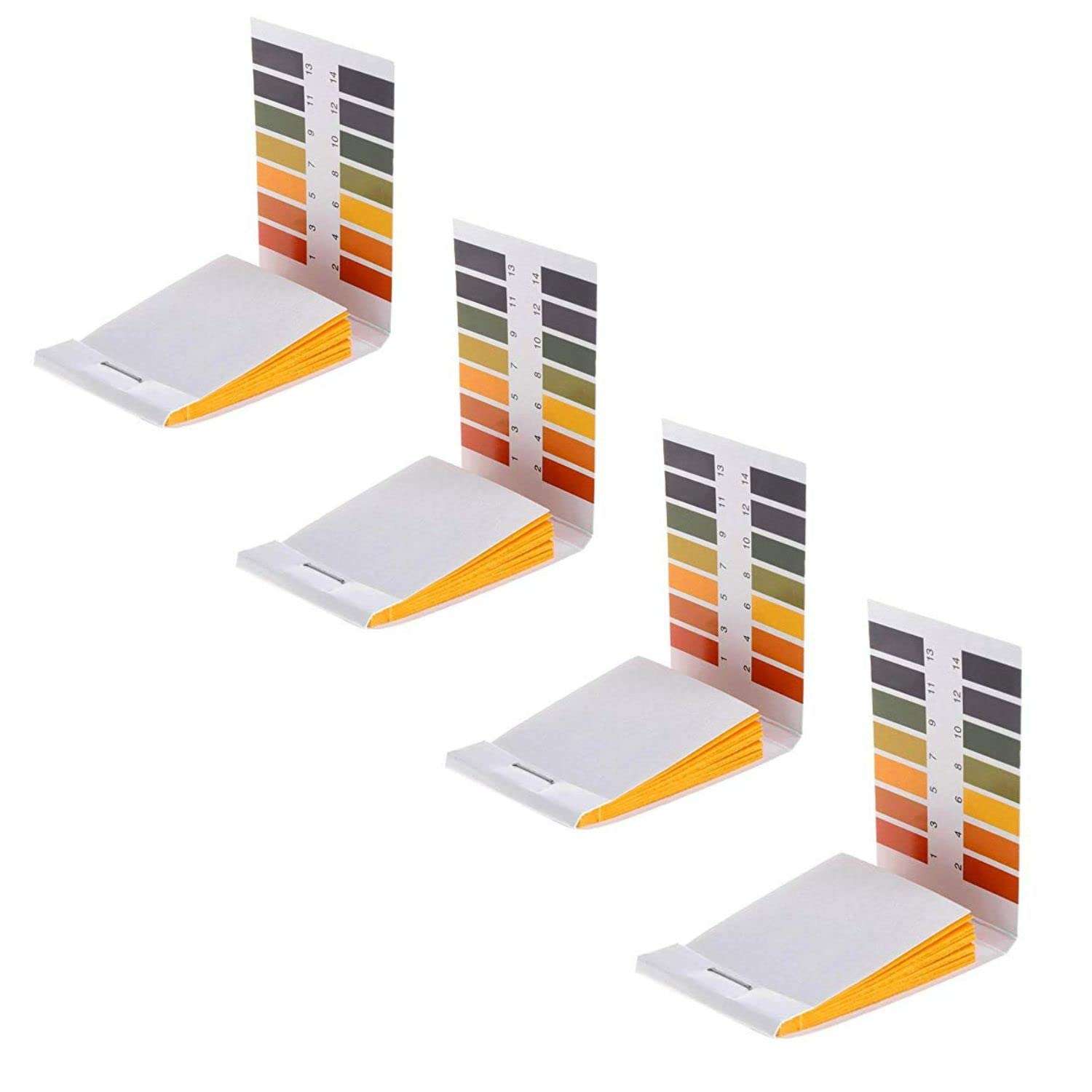 Nexqua Dew Pack of pH 1-14 Test Paper Extensive Test Paper; Litmus Test Paper; 80 Strips pH Test for Saliva, Water Soil Testing, Pet Food and Diet pH Monitoring (4) 1