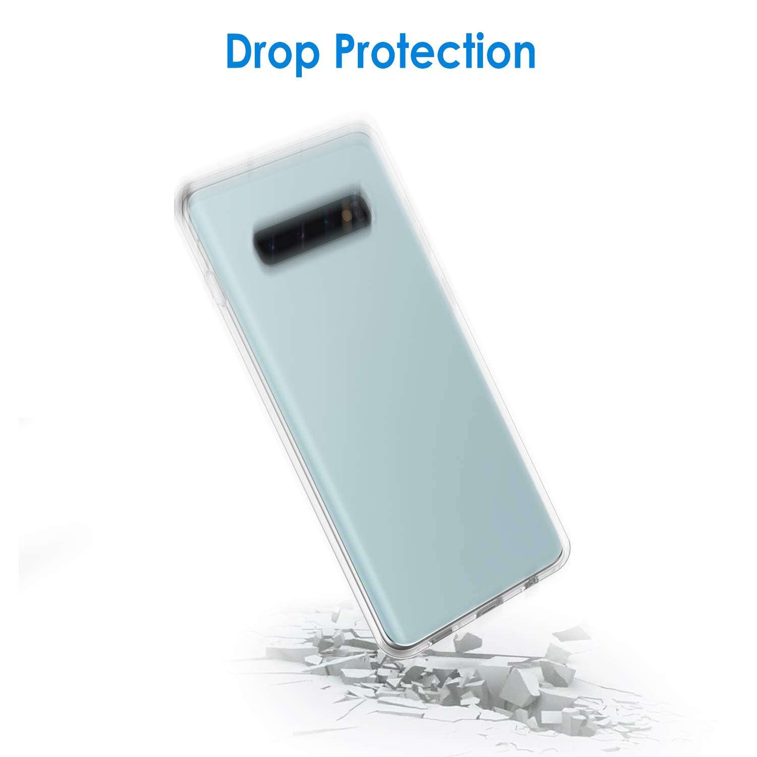 JETech Case for Samsung Galaxy S10 Plus S10+, Premium TPU Material, Shock Proof, HD Clear 4