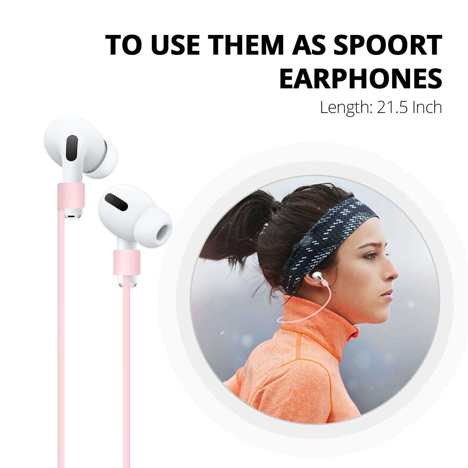 Case for Airpods Pro Case, BLUEWIND Airpod Pro Case Cover for Air pods Charging Case, Cute Silicone Protective Case for AirPods Compatible with Airpod 3 Accessories Keychain (Pink) 5