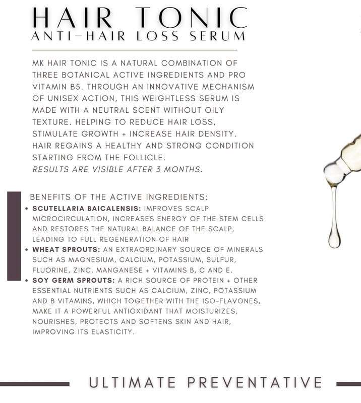 MAJESTIC MK PROFESSIONAL KERATIN Majestic Hair Tonic - Anti-Hair Loss - 60ml 4