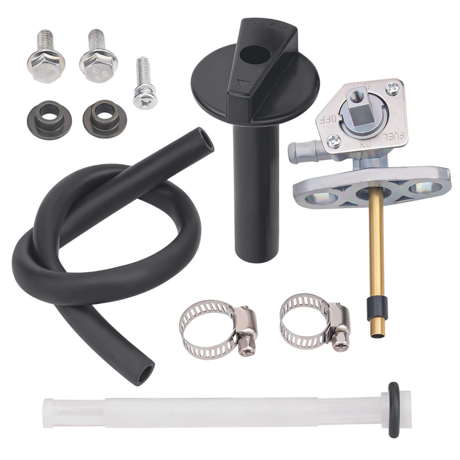 AHL Gas Tank Fuel Petcock Shut Off Valve Switch Compatible with Honda Rancher 350 TRX350TM 2x4 S 2000-2003 400 TRX400FA 4x4 at 2004-2008 400 TRX400FGA 4x4 at GPScape 2004-2008 1