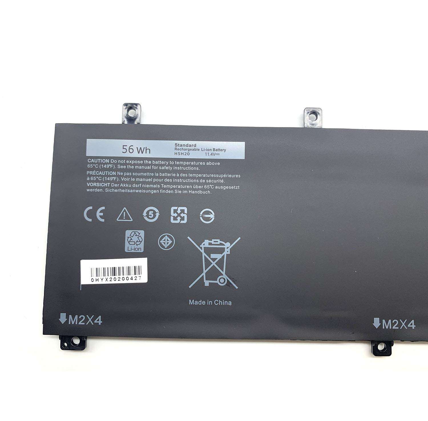Binger New H5H20 Replacement Laptop Battery Compatible with DELL XPS 15 9550 9560 5D91C Series Precision 5520 E-084CN, GS70 2QD-487CN GS70 2QE-083CN 2PC-633XCN GS70 Series (11.1V 5400mAh 58.8Wh) 2