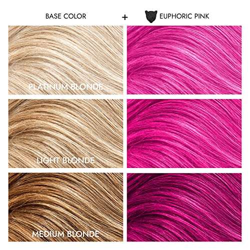 Strawberry Leopard Euphoric Pink Semi Permanent Conditioning Hair Color, Repairs and Rejuvenates Hair, All Hair Types and Textures, Vegan, CrueltyFree, GlutenFree, 8 Fl. Oz. 5