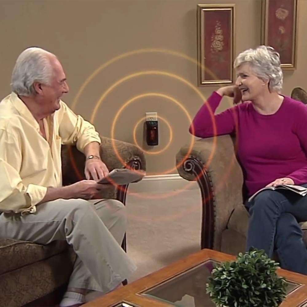 ADRAMA Plastic Electric Heater Fan Wall-Outlet Handy Adjustable Timer Digital Display For Home Office Camper. 5