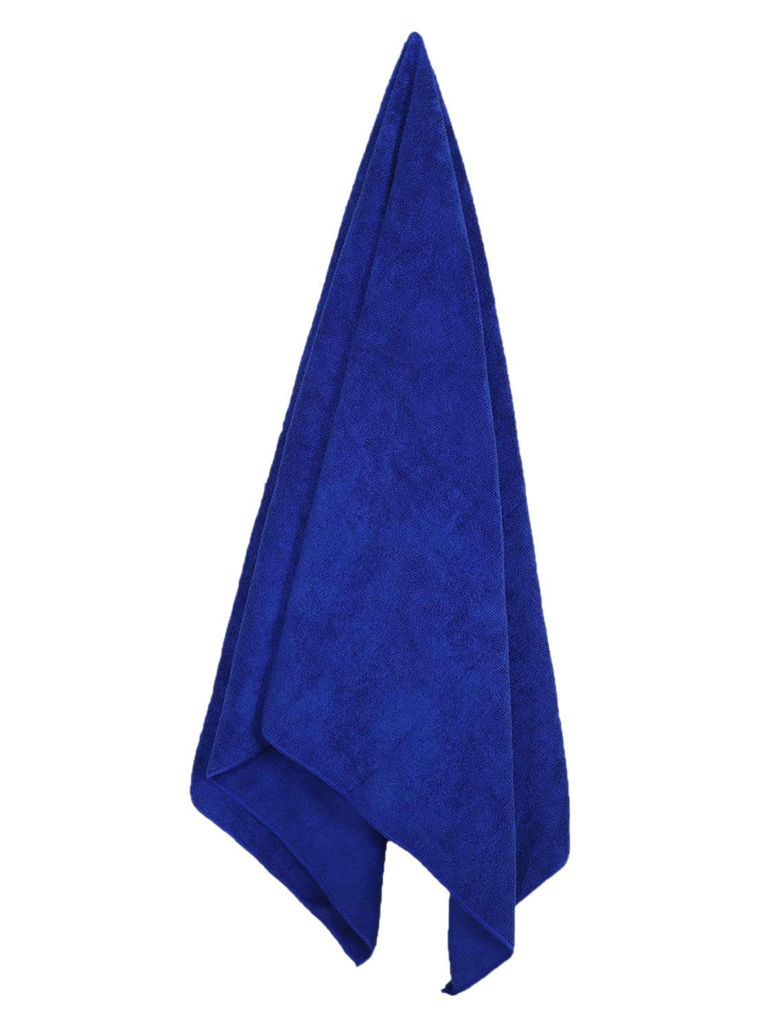 Fun Home Lightweight Bath Towel|Soft Absorbent Cotton Anti-Bacterial & Quick Dry Shower Towel for Bathroom,Hotel,Gym,Travel,Pack of 2 (Blue) 4