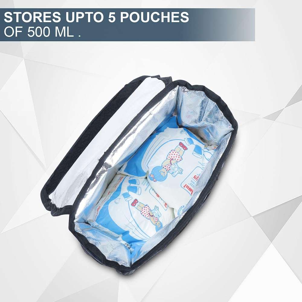 MOHREE Milk bag for door hanging,Milk basket for main door, Milk box for outdoor gate metal, Newspaper holder for gate,food packet box for home apartment delivery 3