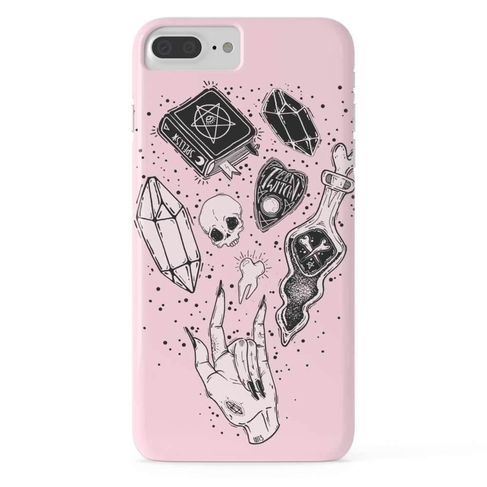 Phone Case Protectivedesign Hard Back Case Witchcraft Slim Case for iPhone 7 Plus