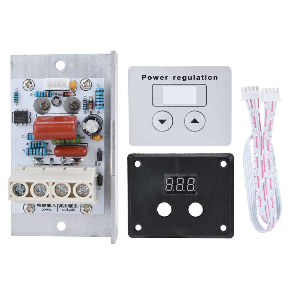 Switch Heat Silicon led 120v,10000W SCR Digital Voltage Regulator Speed Control Dimmer Thermostat AC 220V 80A 6