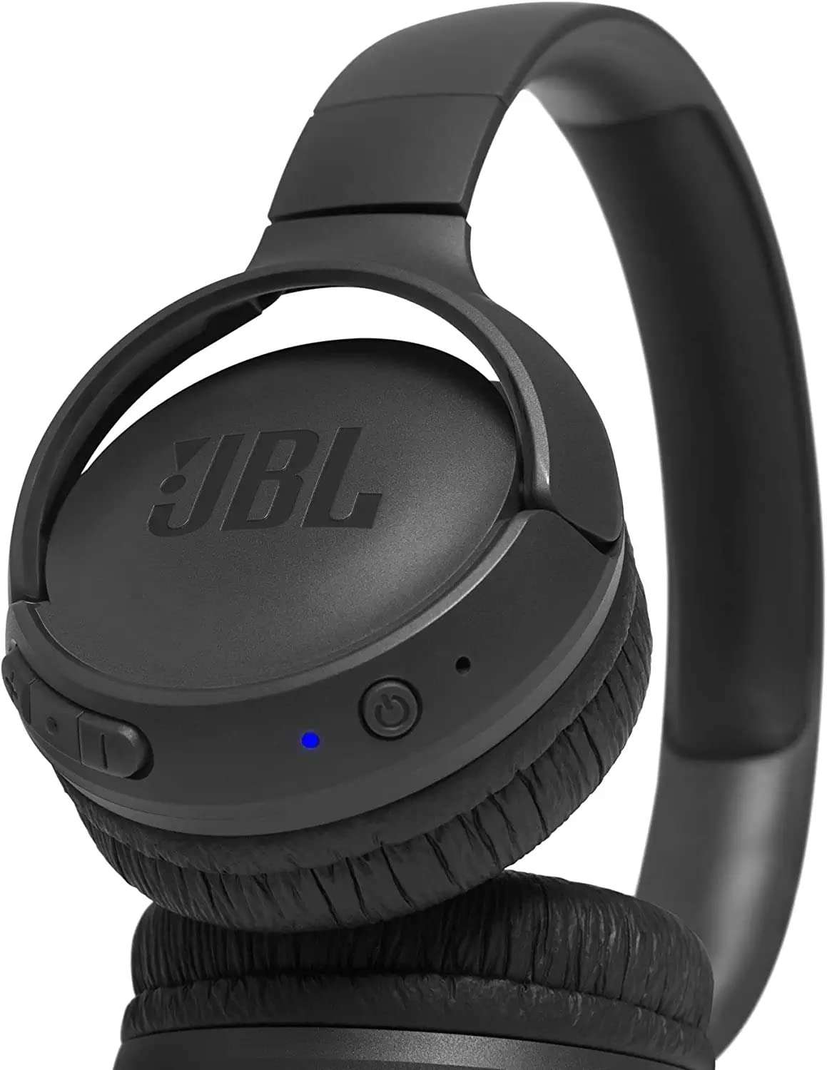 JBL Tune 500BT - On-Ear Wireless Bluetooth Headphones, Includes Bonus Extended 5ft Charging Cable and Velvet Storage Pouch - Black 2