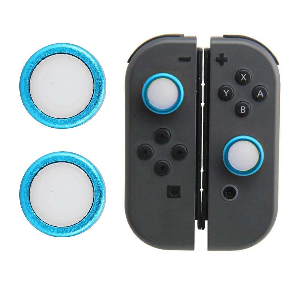Game Controller Cap, Button Cap, Delicate Protective Cover Exquisite And Small Button Cover Button Cover, Durable Game Controller Cap for Switch Game Console for Game(blue) 5
