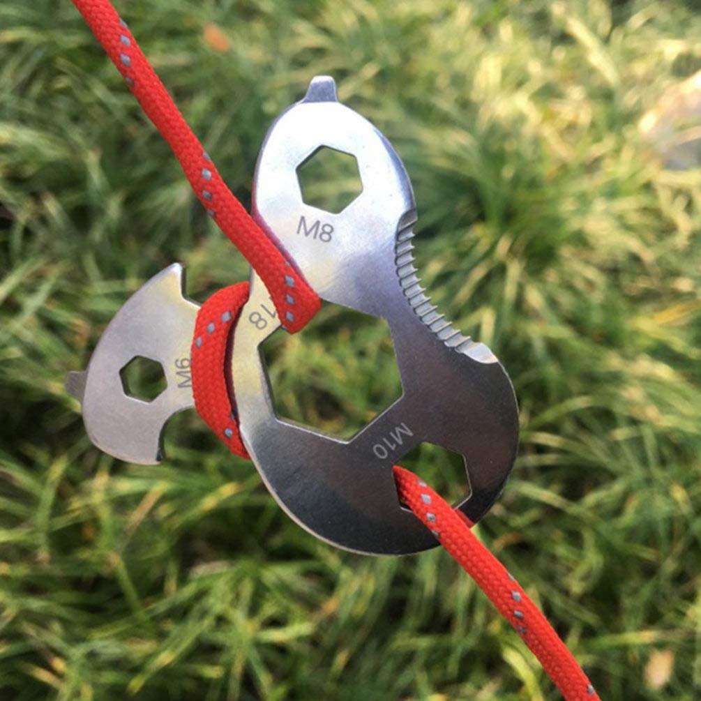 BESPORTBLE Camping Accessories Camping Accessories 2pcs Guyline Cord Adjuster Tent Rope Adjuster Tent Tensioners for Outdoor Camping Hiking Accessories () Camping Tent Camping Tent 6