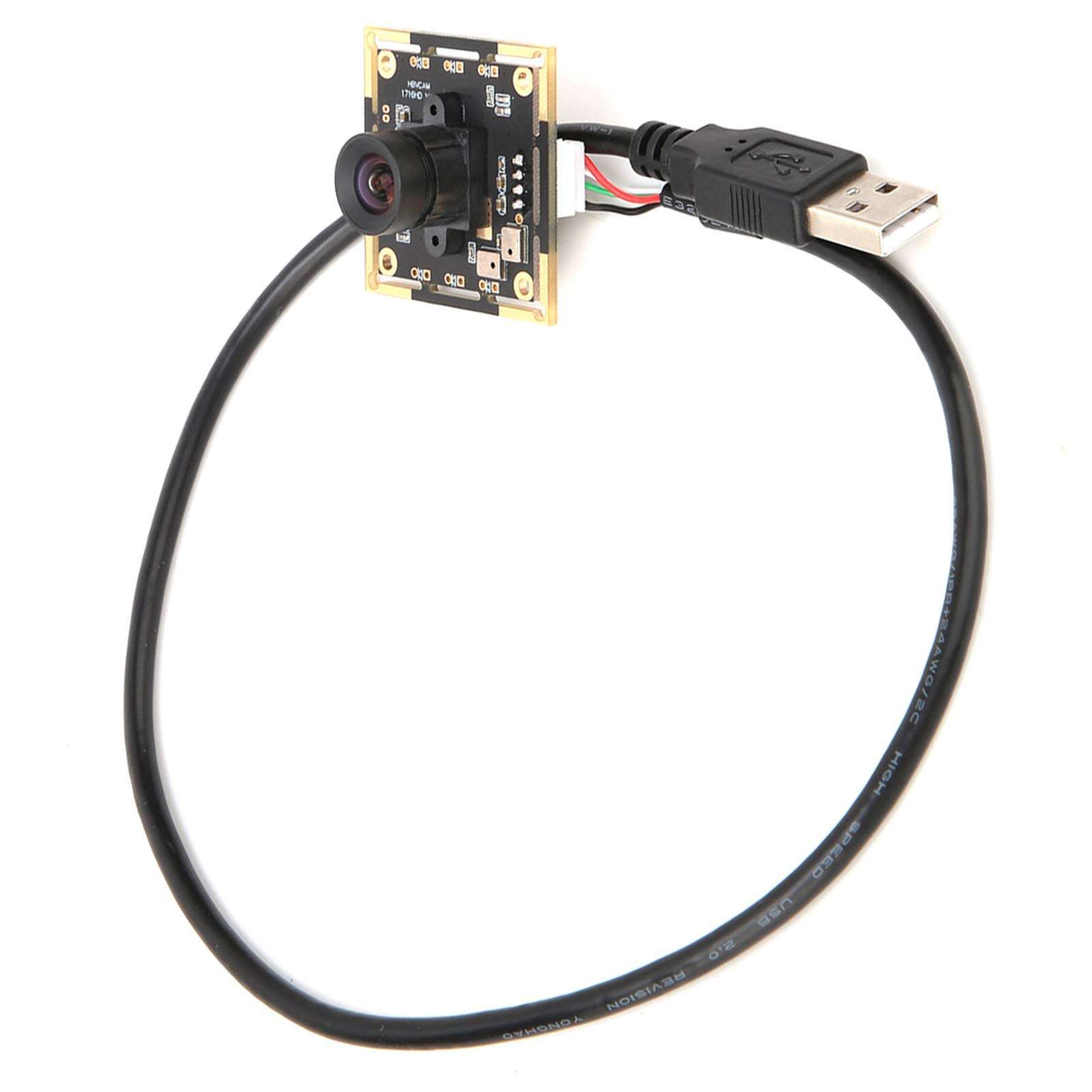 Mavaol USB Camera Module 1920x1080 Resolution, Wide Angle 100° Lens, Built in Microphone, Plug and Play, for Security, POS Systems, Surveillance, Industrial Use 6