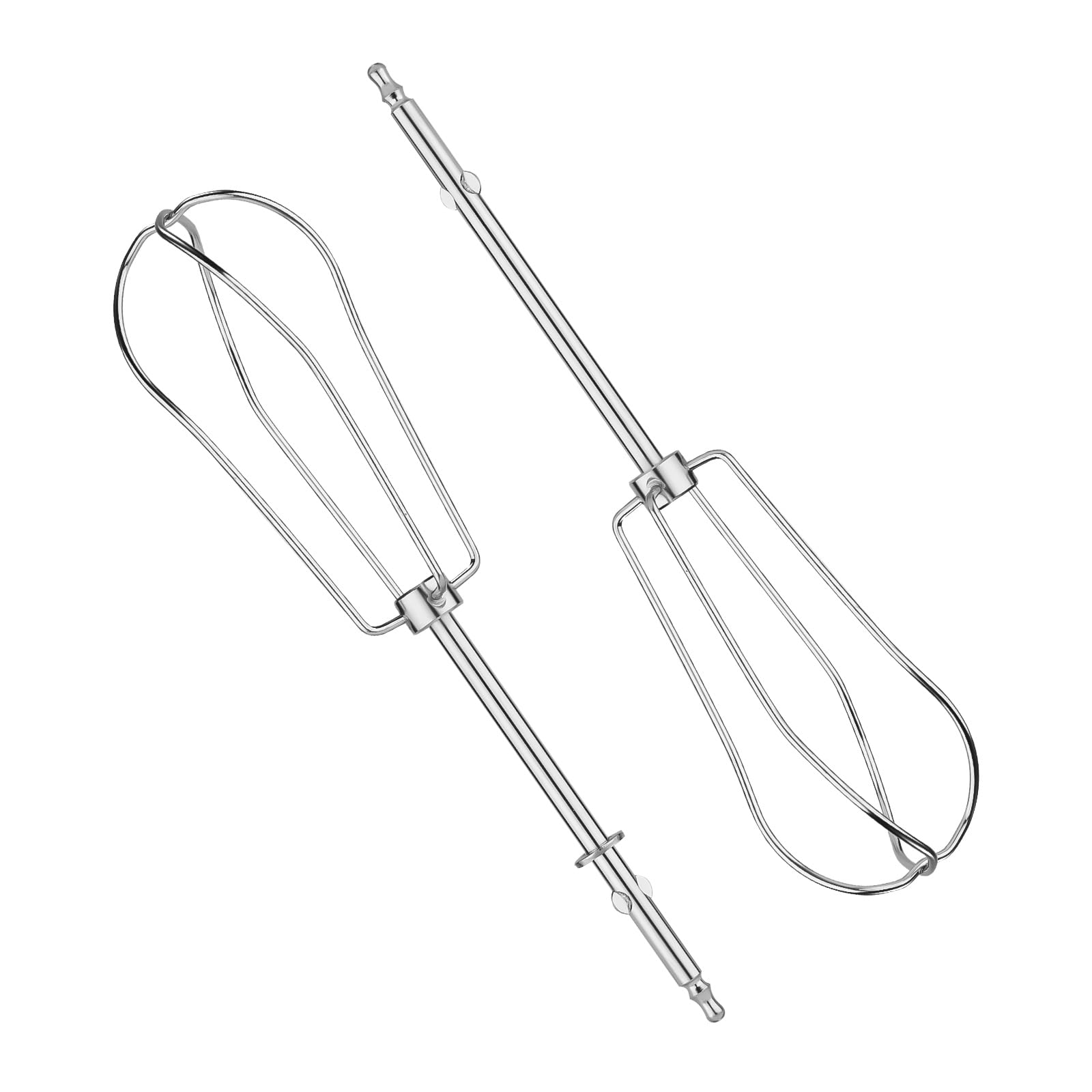 2pcs Hand Mixer Beaters Attachments Compatible with Cuisinart, Stainless Steel Stand Mixer Whisk Attachment Replacement Parts Accessories for Cuisinart CHM Series Hand Blender CHM-BTR