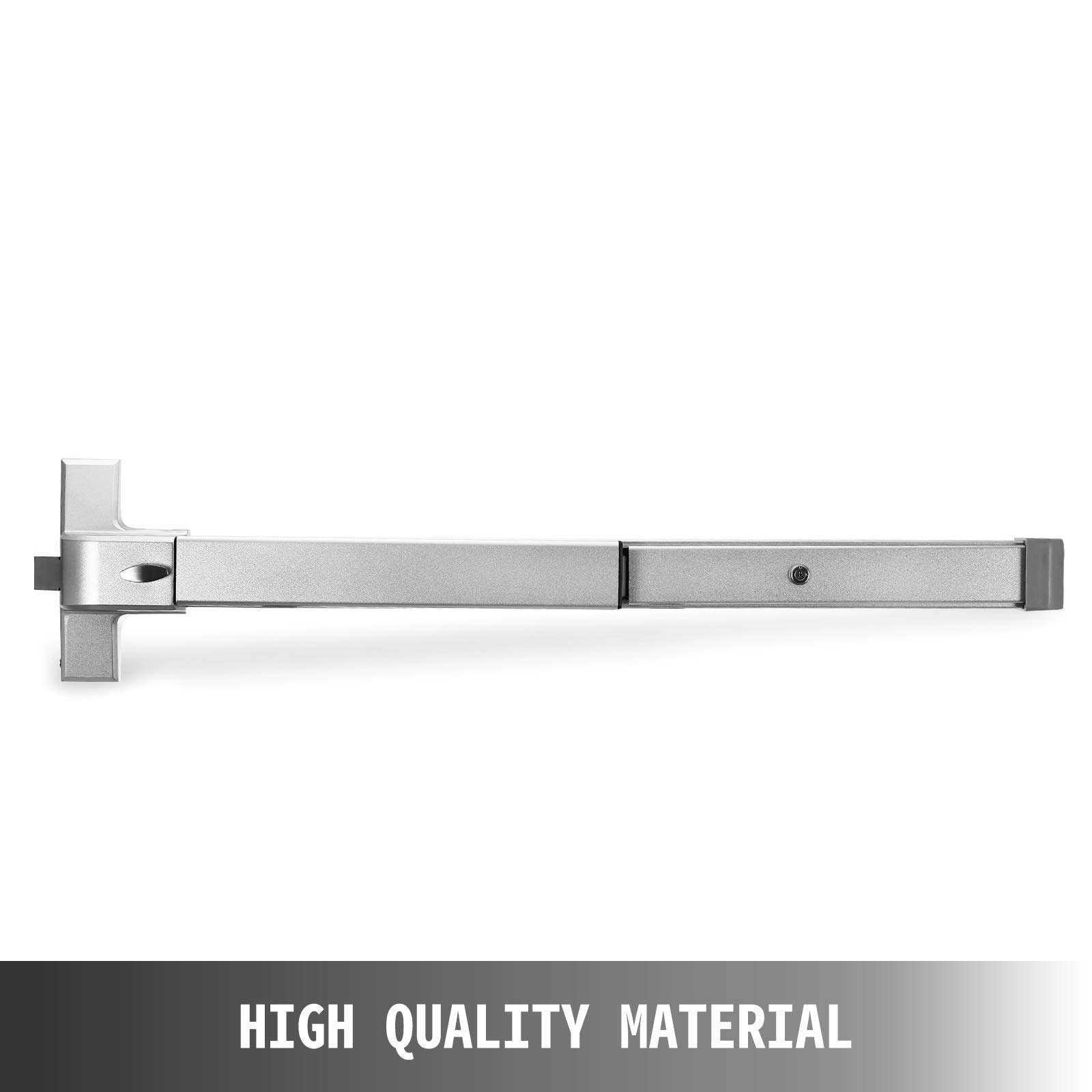 Happybuy Door Push Bar Panic Exit Device with Exterior Lever Commercial Emergency Exit Bar Panic Exit Device for Wood Metal Door Panic Exit Bar with Door Knob (Push Bar with Lever) 3