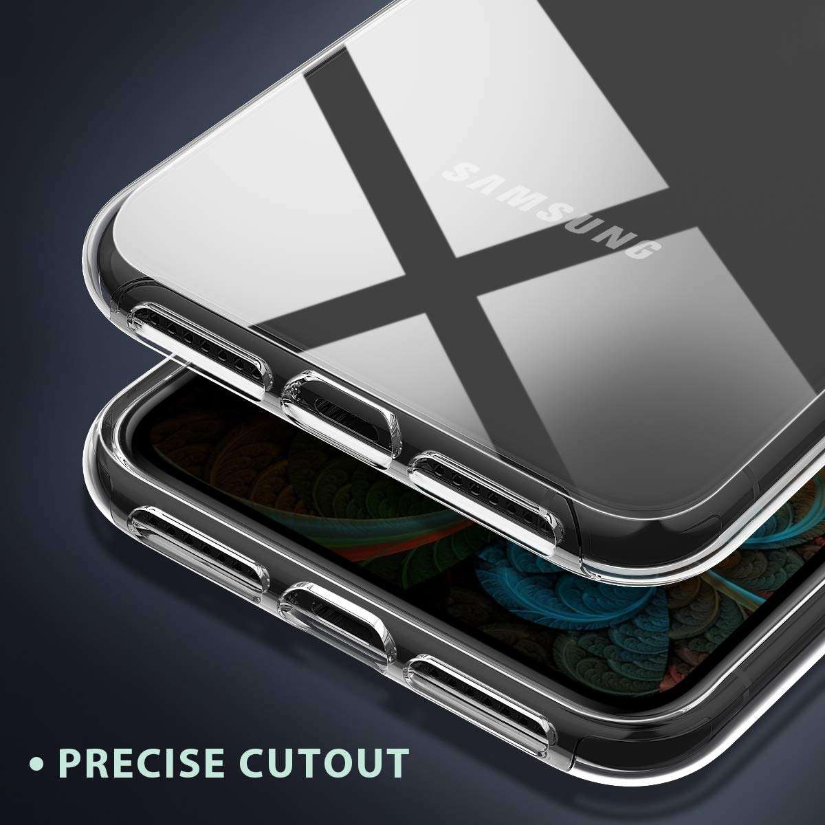 MATEPROX for Samsung Galaxy S20 Ultra Case Clear Thin Slim Crystal Transparent Cover Shockproof Bumper Case for Galaxy S20 Ultra 5G 6.9" 2020 Released(Clear) 5